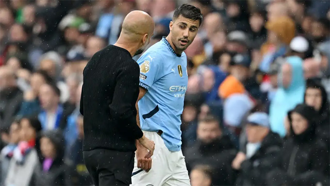 HLV Guardiola lo lắng về chấn thương của Rodri