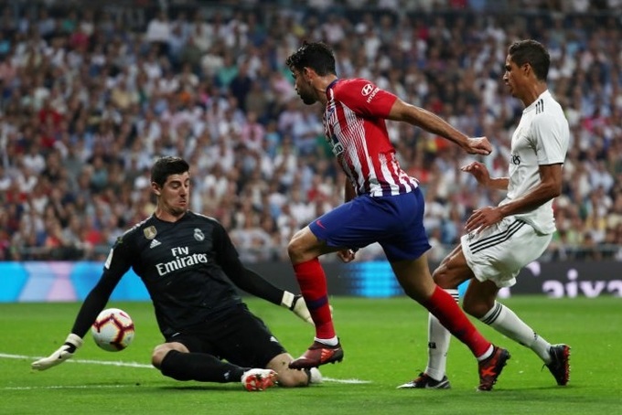 Thủ môn Courtois của Real Madrid đã sẵn sàng đối đầu với đội bóng cũ Atletico