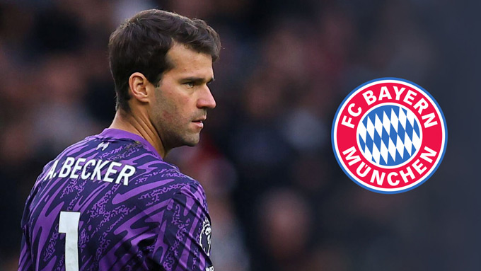 Alisson là mục tiêu của Bayern ở hè 2025